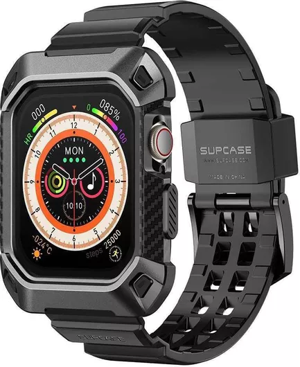 Θήκη Supcase Πλαστικό σε Μαύρο χρώμα για Apple Watch 10 46mm