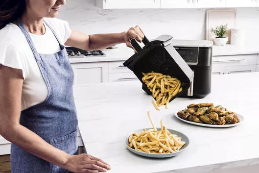 Φριτέζα Αέρος Ninja Foodi MAX Dual Zone με Διπλό Αποσπώμενο Κάδο 9.5lt Μαύρο