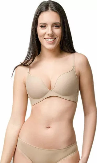 Luna Miracle One Nude Σουτιέν Push Up χωρίς Μπανέλες