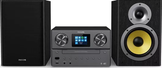 Ηχοσύστημα Philips 2.0 TAM8905 100W με CD Player & Bluetooth Μαύρο