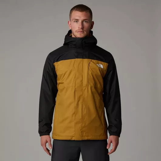The North Face Quest Triclimate 3 σε 1 Χειμωνιάτικο Μπουφάν Αδιάβροχο και Αντιανεμικό Amber Green, Tnf Black
