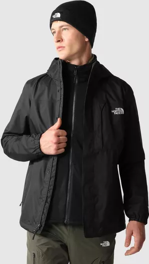The North Face Quest Triclimate 3 σε 1 Χειμωνιάτικο Μπουφάν Αδιάβροχο & Αντιανεμικό Μαύρο