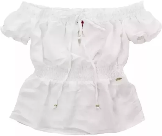 Guess Γυναικεία Μπλούζα Pure White