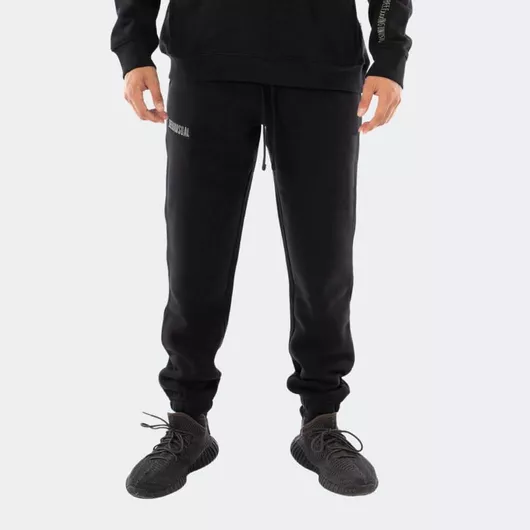 Bee. Unusual. Παντελόνι Φόρμας με Λάστιχο Μαύρο