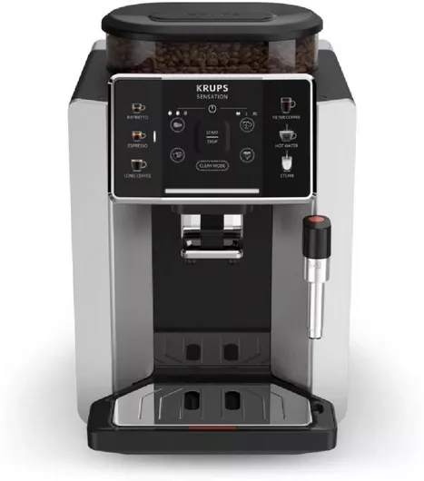 Μηχανή Espresso Αυτόματη Krups 1450W Πίεσης 15bar με Μύλο Άλεσης Μαύρη EA910E10