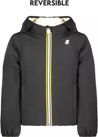 K-Way Παιδικό Casual Μπουφάν Black