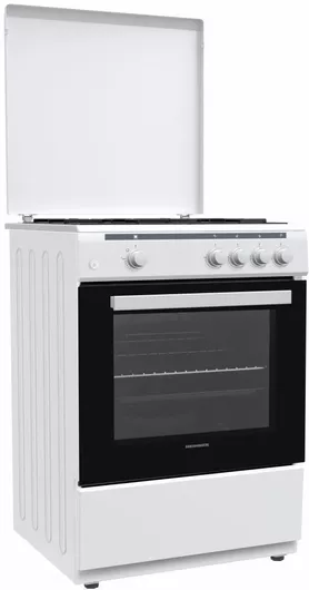 Κουζίνα Heinner 60lt με Εστίες Υγραερίου Π60cm Λευκή