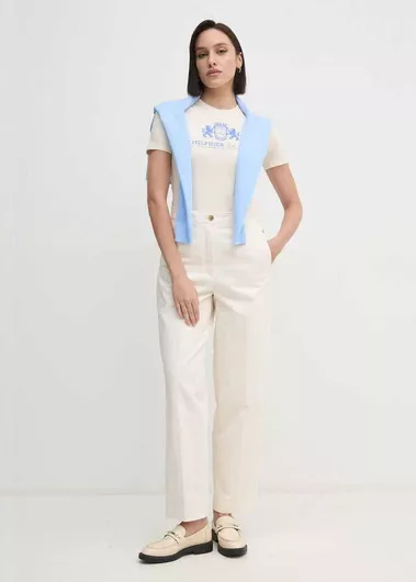 Tommy Hilfiger Γυναικείο T-shirt Μπεζ