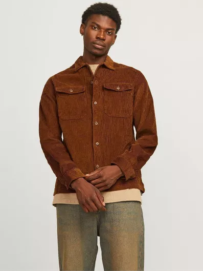 Jack & Jones Μακρυμάνικo Κοτλέ Πουκάμισο Monks Robe