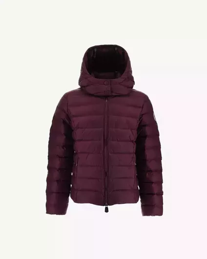 Just Over The Top Παιδικό Casual Μπουφάν Κοντό με Κουκούλα Aubergine