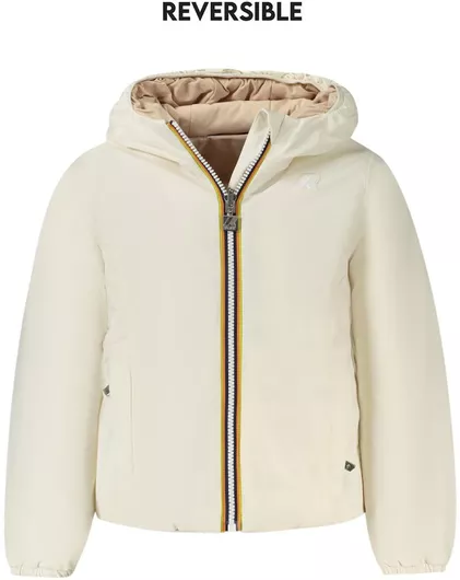 K-Way Παιδικό Casual Μπουφάν White