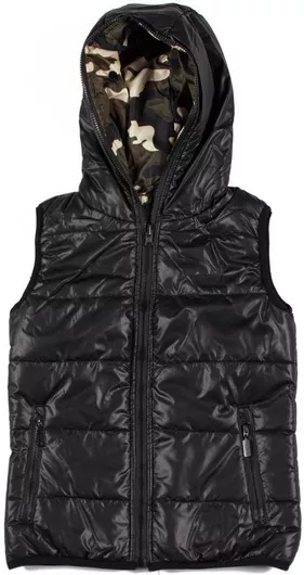 BodyTalk Παιδικό Casual Μπουφάν Αμάνικο Μαύρο (black)