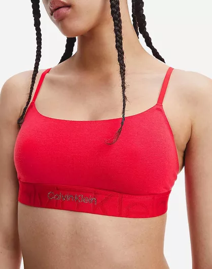 Calvin Klein Γυναικείο Αθλητικό Μπουστάκι Κόκκινο