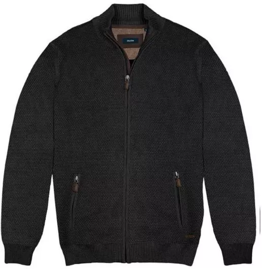 Double Ανδρική Ζακέτα Πλεκτή Μαύρο