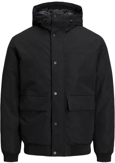 Jack & Jones Χειμωνιάτικο Μπουφάν Μαύρο