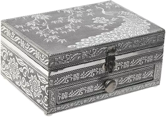 Μπιζουτιέρα Home Esprit Κουτί Ξύλινη 17.5x12.5x8.5cm