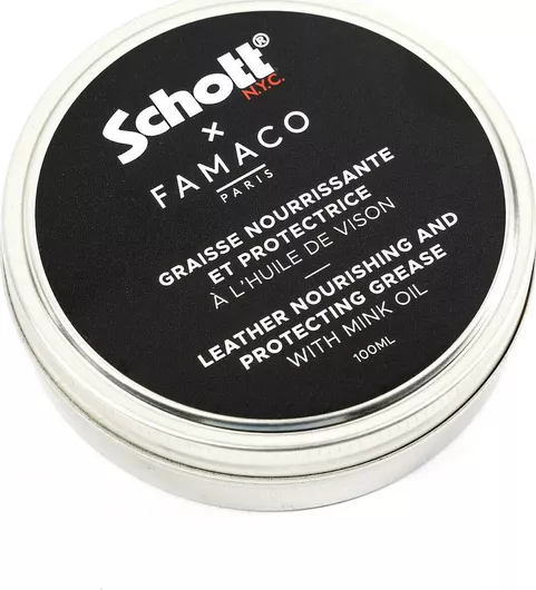 Schott N.Y.C Leather Protective Wax - KITGRAISSE