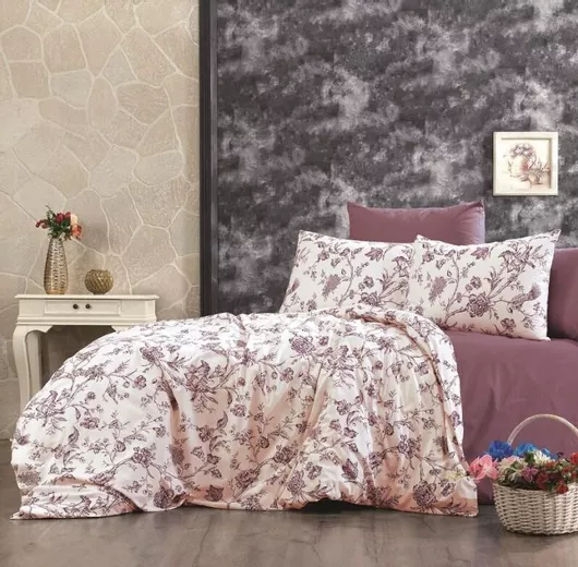 Σετ Μαξιλαροθήκες SB Home Milena 50x70cm Βιολέτι