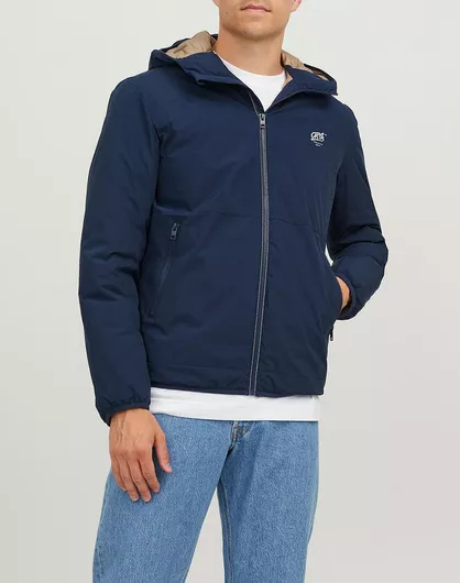 Jack & Jones Χειμωνιάτικο Μπουφάν Navy Μπλε