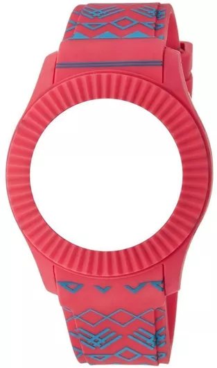 Λουράκι Ρολογιού WATX & CO Καουτσούκ Ροζ 43mm