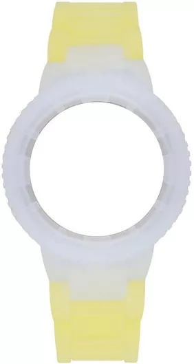Λουράκι Ρολογιού WATX & CO Καουτσούκ 38mm Κίτρινο