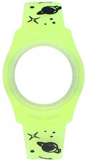 Λουράκι Ρολογιού WATX & CO Καουτσούκ 38mm Κίτρινο