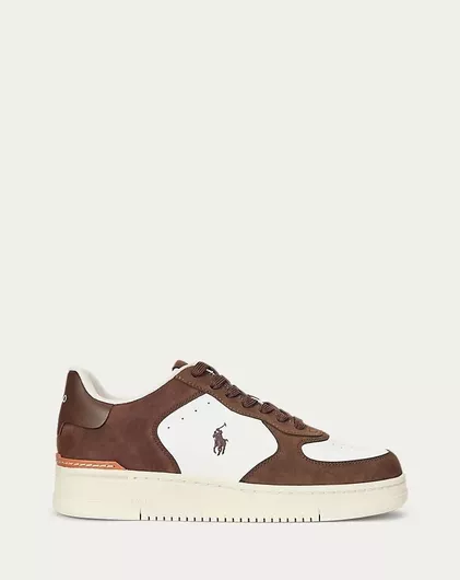 Ralph Lauren Court Ανδρικά Sneakers Καφέ