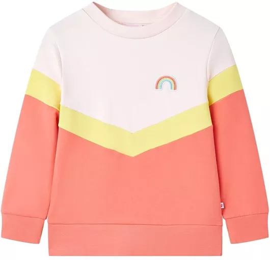 vidaXL Παιδικό Φούτερ Απαλό Ροζ