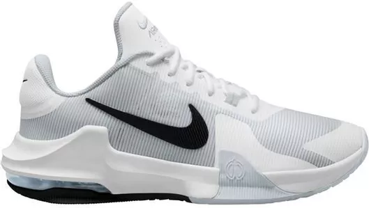 Nike Air Max Impact 4 Χαμηλά Μπασκετικά Παπούτσια White / Pure Platinum / Black