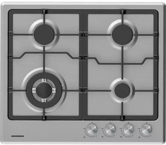 Heinner Domino Εστία Υγραερίου Αυτόνομη Inox 60x51.5εκ. Ασημί