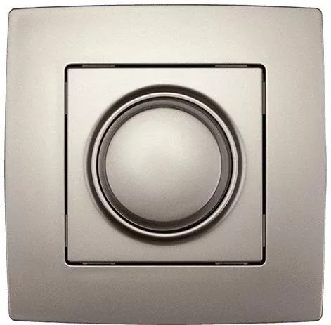 Διακόπτης Dimmer Elmark City Χωνευτός με Πλαίσιο LED Περιστροφικός σε Εκρού Χρώμα