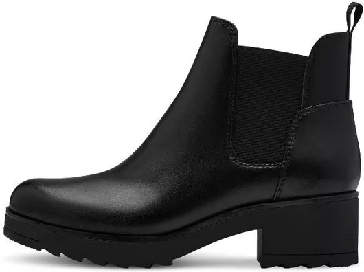 Marco Tozzi Γυναικεία Chelsea Μποτάκια Μαύρο