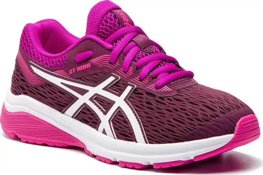 ASICS GT-1000 7 Gs Αθλητικά Παιδικά Παπούτσια Running με Κορδόνια Μπορντό