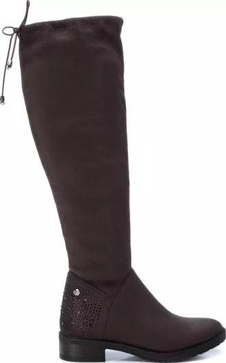 Xti Γυναικείες Μπότες Πάνω από το Γόνατο Γκρι
