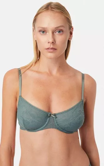 Minerva Erasmia Χακί Σουτιέν χωρίς Ενίσχυση με Μπανέλες