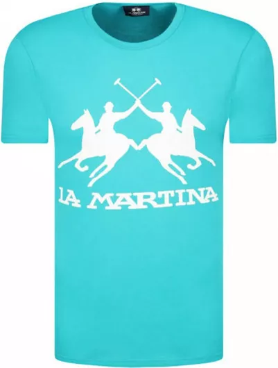 La Martina T-shirt Γαλάζιο
