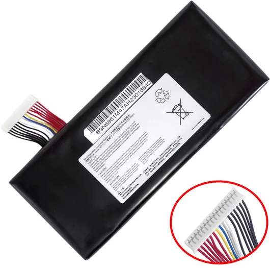 Μπαταρία Laptop Battery Msi Gt72 2qd Gt72s 6qf Gt80 2qe Series Dominator G Gt72vr Wt72 Ms-1781 Ms-1783 Bty-l77 2qd-292xcn 2qe-040cn 11.1v 83.25wh 7500mah Καλωδιοταινία 16pins Κωδ.1-bat0796