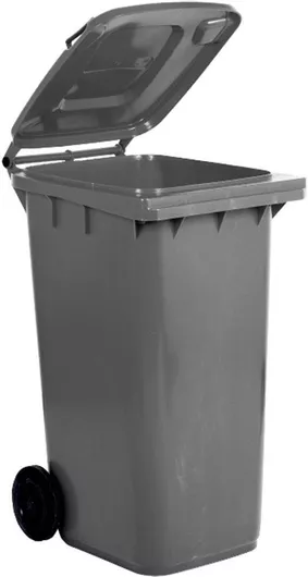 Κάδος Απορριμμάτων Ready Πλαστικός Τροχήλατος 240lt Γκρι