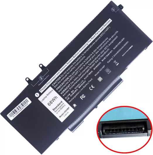 Μπαταρία Laptop Battery Dell Latitude 5400 5500 5410 5510 E5400 E5500 Inspiron 7590 7591 7791 2-in-1 Precision 3540 3550 Series P84f P84f001 P42e P42e001 P98g001 P80f001 Rf7wm C5gv2 H82t6 Κωδ.1-bat0578