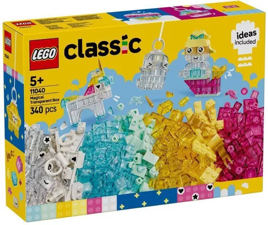 Lego Classic Magical Transparent Box για 5+ Ετών 340τμχ.