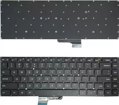 Πληκτρολόγιο Laptop Laptop Keyboard for Xiaomi Mi notebook Pro 15.6" TM1701 171502 171501-01 9Z.NEJSE.501 US layout Black OEMΚωδ.40822USNOFR