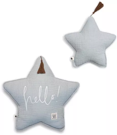 Διακοσμητικό Μαξιλάρι Κούνιας Σετ 2τμχ Funna Baby Γκρι