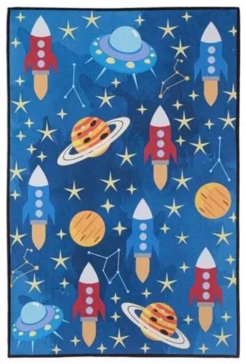 Παιδικό Χαλί 60x90cm Μπλε