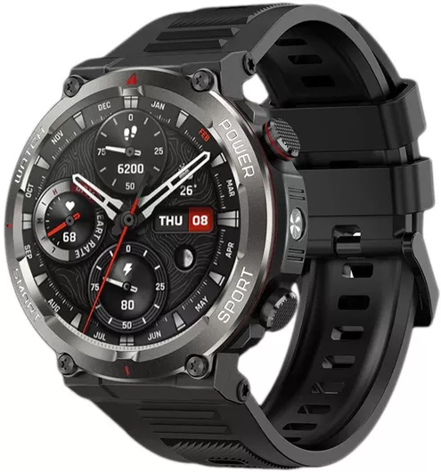 BlackView W50 Pro 56mm Αδιάβροχο Smartwatch με Παλμογράφο Μαύρο