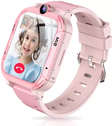 BlackView Παιδικό Smartwatch με GPS & Λουράκι Σιλικόνης Ροζ