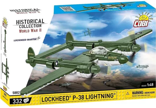 Τουβλάκι Cobi Lockheed P-38 Lightning για 6+ Ετών 332τμχ