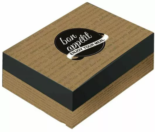 Σετ Χάρτινα Κουτιά Ψητοπωλείου 10 25x17x6.5cm Bon Appetit