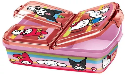 Παιδικό Δοχείο Φαγητού Stor Friends Πλαστικό Hello Kitty Πολύχρωμο