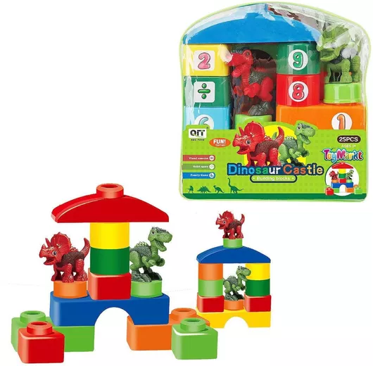 Τουβλάκι ToyMarkt για 3+ Ετών 25τμχ