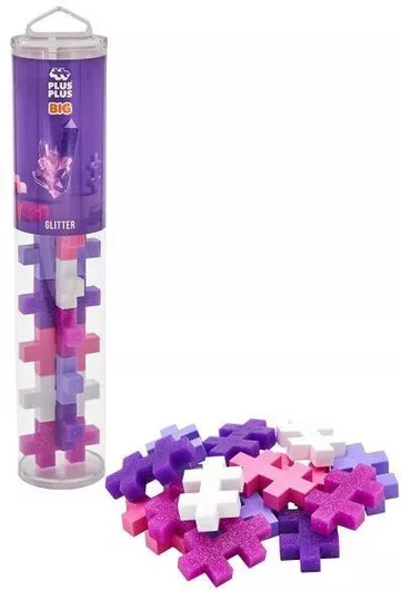 Τουβλάκι Plus Plus Glitter Mix για 1.5+ Ετών 15τμχ